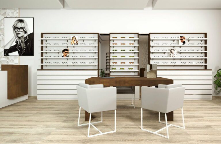 Negozi di ottica: progettazione di Spettacolo Design
