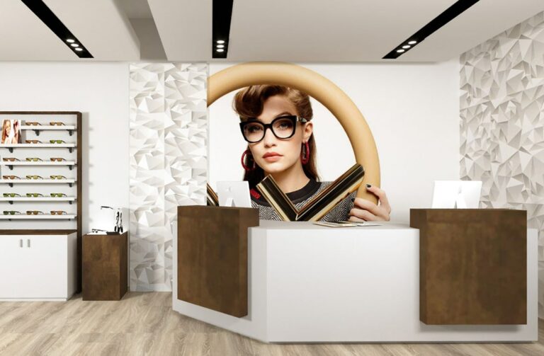 ANegozi di ottica: progettazione di Spettacolo Design