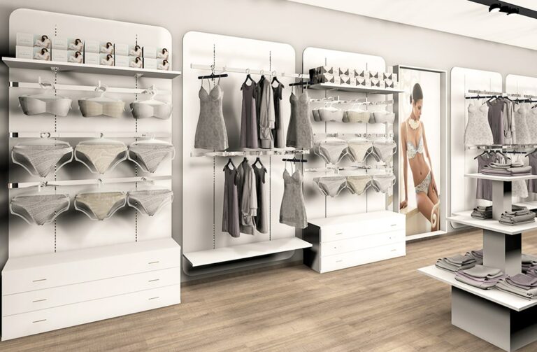Arredo negozio intimo: progettazione di Spettacolo Design