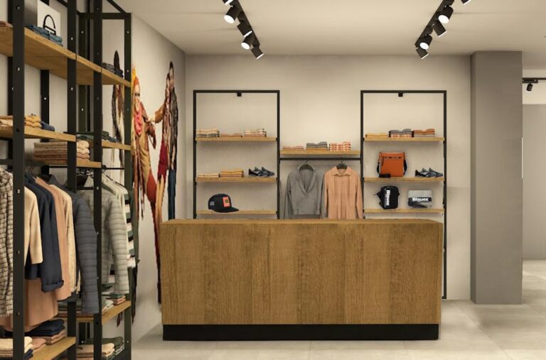 Negozio articoli sportivi progettato da Spettacolo Design